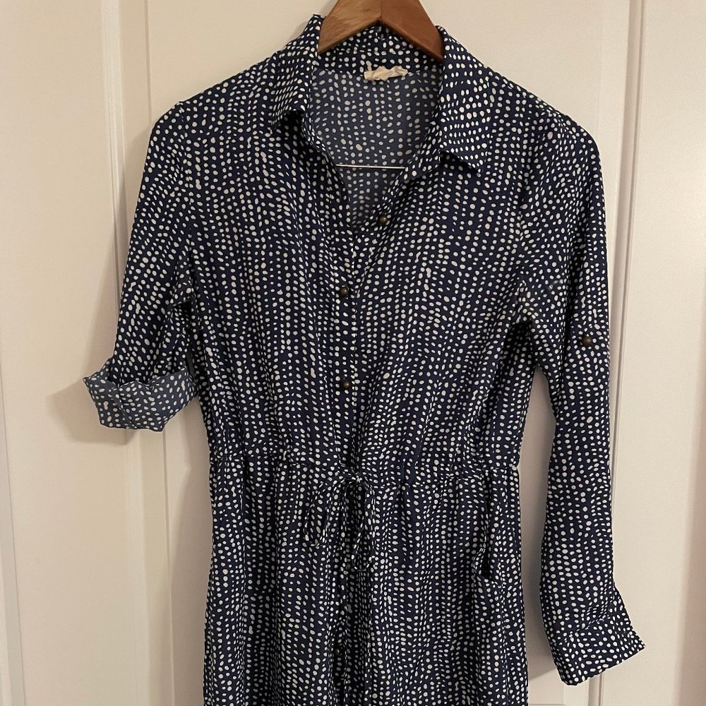Polka Dot Shirt Dress